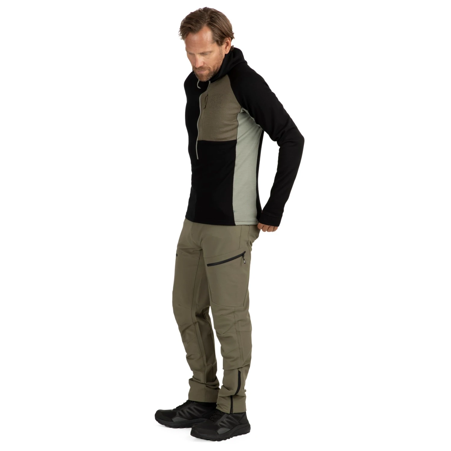 Stoic Merino260 StadjanSt. 3/4 Zip W. Hood - Merino Hoodie 12 Stoic Merino260 StadjanSt. 3/4 Zip W. Hood - Merino Hoodie - Image 10
