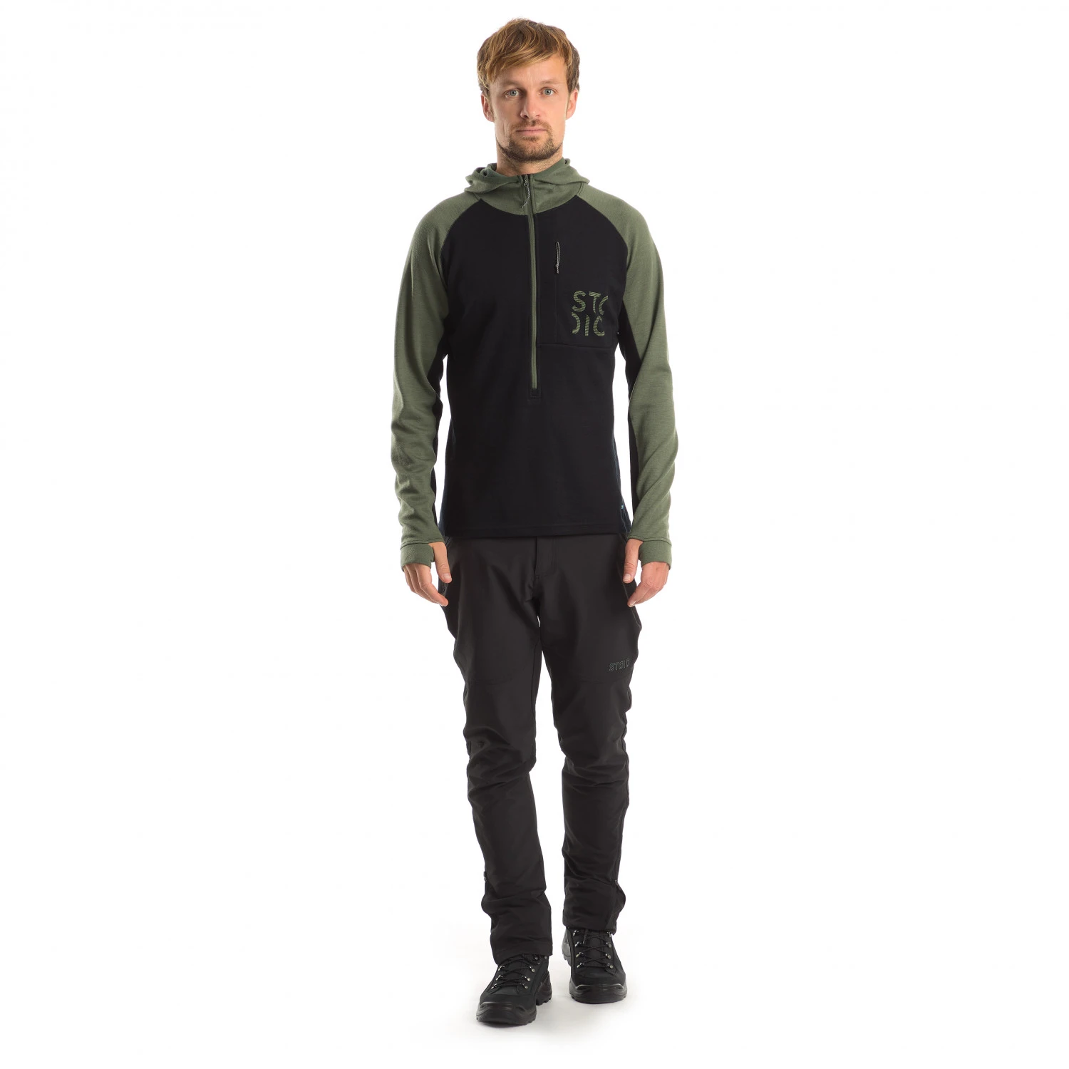 Stoic Merino260 StadjanSt. 3/4 Zip W. Hood - Merino Hoodie 10 Stoic Merino260 StadjanSt. 3/4 Zip W. Hood - Merino Hoodie - Image 8