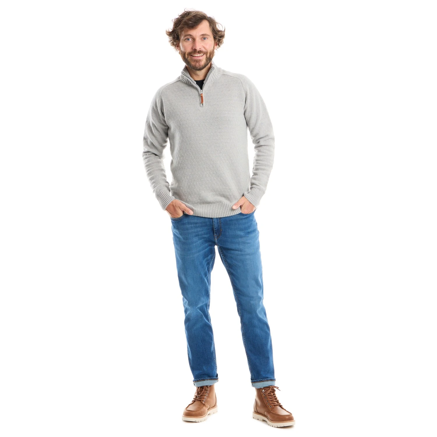 Stoic MMXX.Nauta Wool Quarter Zip Sweater - Wool Jumper 8 Stoic MMXX.Nauta Wool Quarter Zip Sweater - Wool Jumper - Image 6