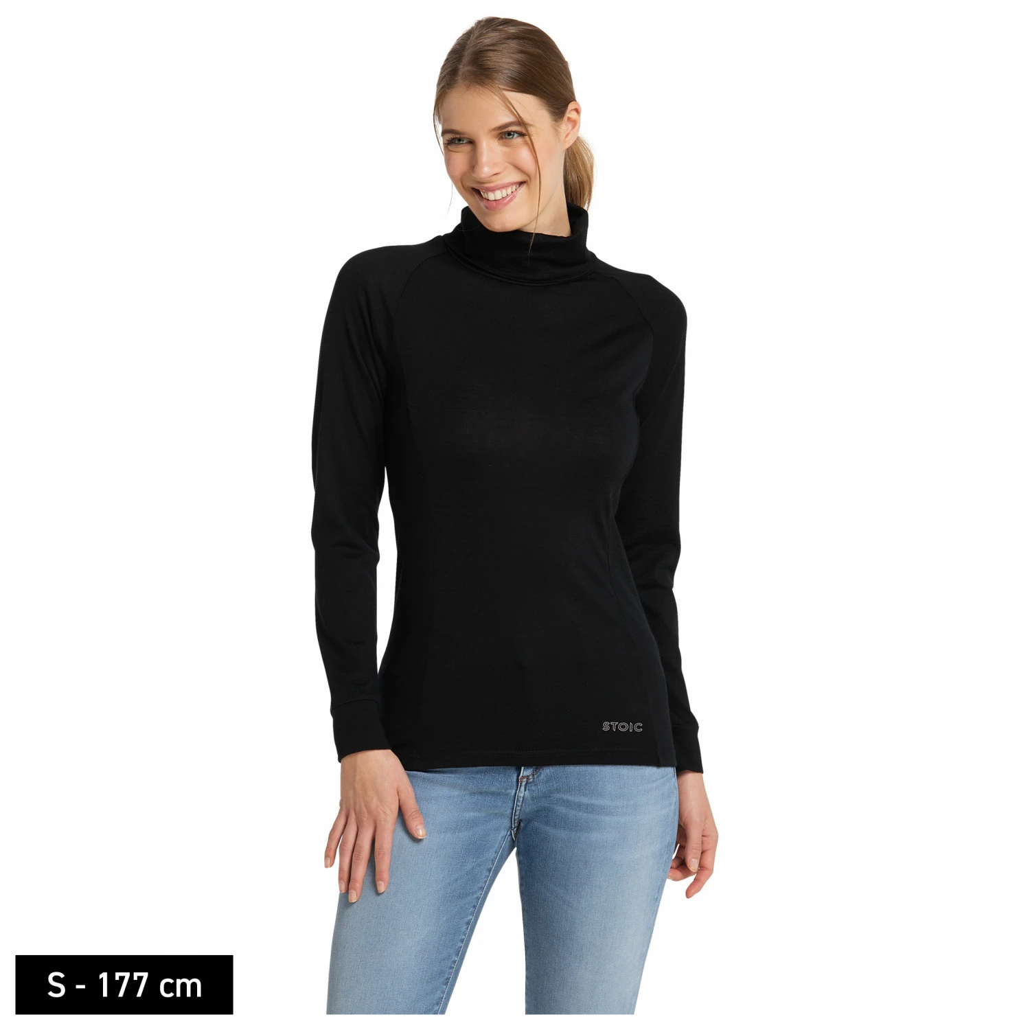 Stoic Women's Merino180 BjoernenSt. Turtle Neck - Merino Base Layer 5 Stoic Women's Merino180 BjoernenSt. Turtle Neck - Merino Base Layer - Image 3