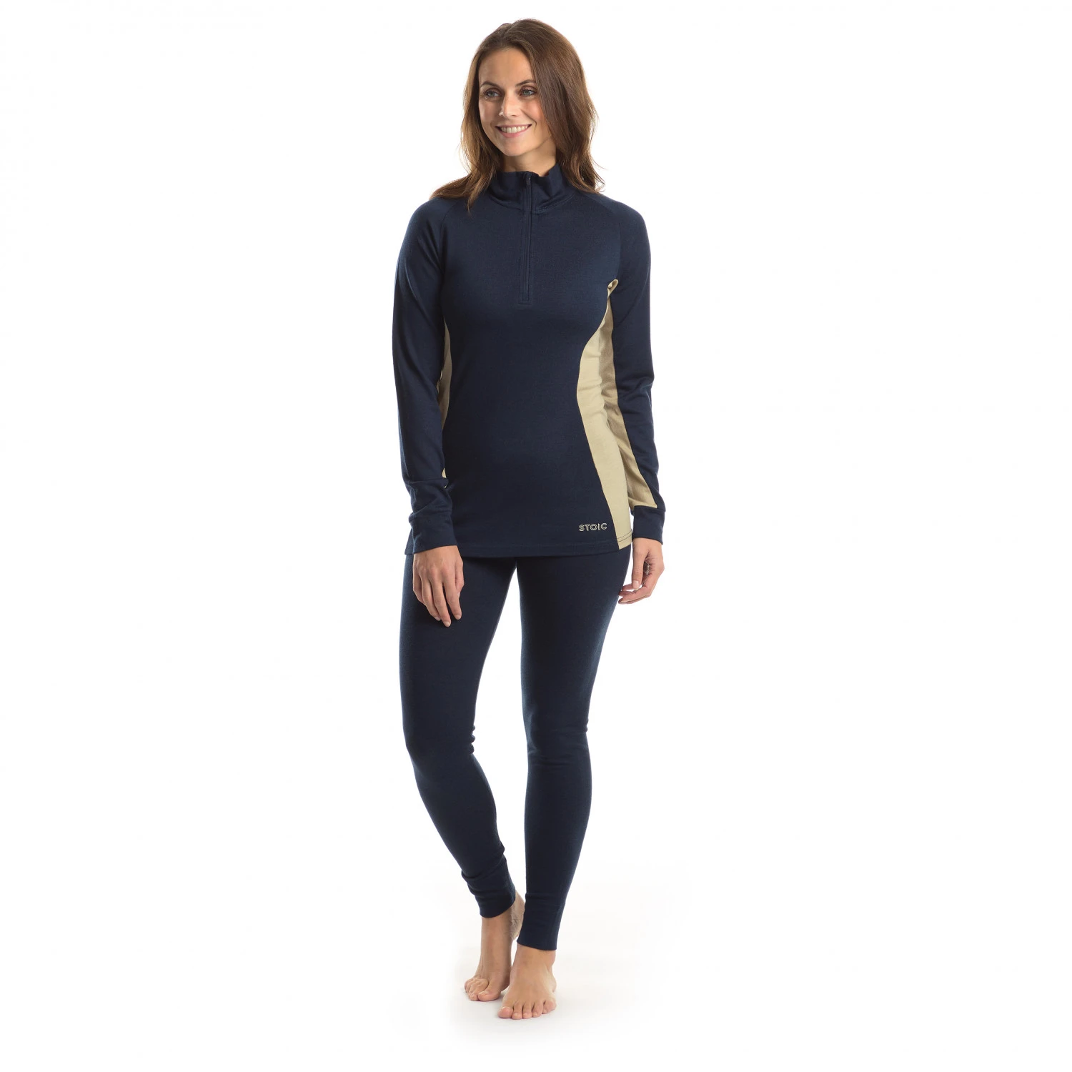 Stoic Women's Merino240 BjoernenSt. Half Zip - Merino Base Layer 6 Stoic Women's Merino240 BjoernenSt. Half Zip - Merino Base Layer - Image 4